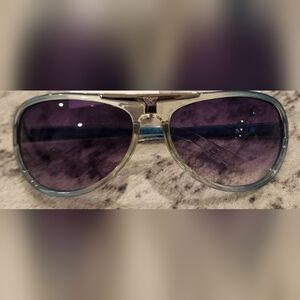 Emporio Armani $238 Sunglasses Light Blue Front Logo